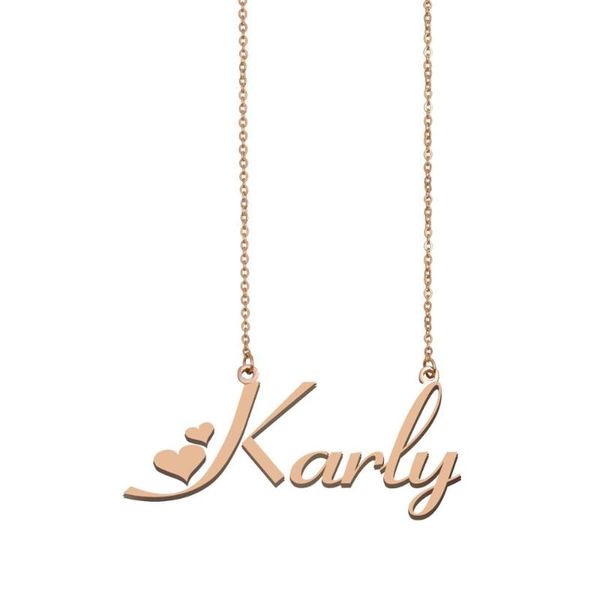 pendant necklaces karly name necklace , custom for women girls friends birthday wedding christmas mother days gift, Silver
pendant necklaces karly name necklace , custom for women girls friends birthday wedding christmas mother days gift, Silver