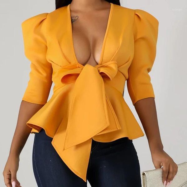 puff sleeve tunic blouse african 2019 fall women plus size peplum bowknot ruffles ladies party club yellow white blouses1
puff sleeve tunic blouse african 2019 fall women plus size peplum bowknot ruffles ladies party club yellow white blouses1