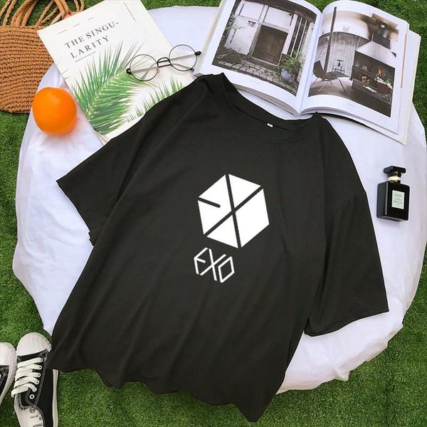 exo kpop с коротким рукавом футболка для женщин новый корейский хлопок футболка femme повседневная уличная одежда tumblr harajuku tops camis, White
exo kpop с коротким рукавом футболка для женщин новый корейский хлопок футболка femme повседневная уличная одежда tumblr harajuku tops camis, White