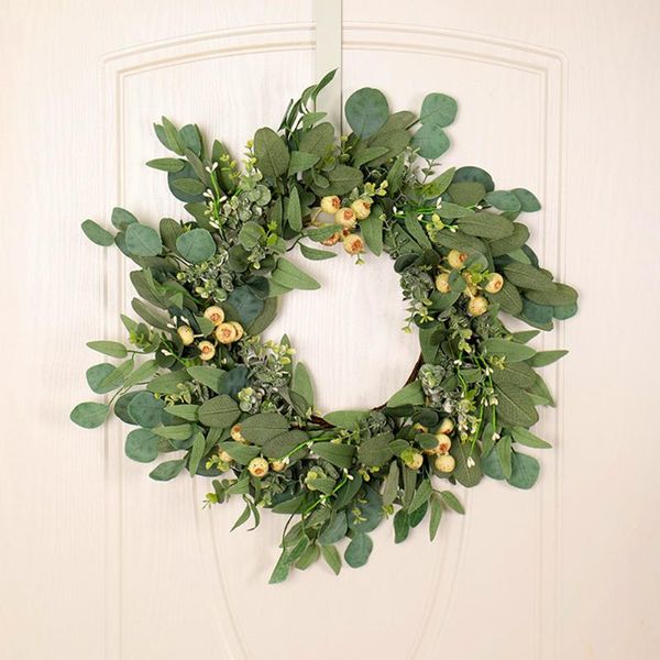 decorative flowers & wreaths eucalyptus wreath door decor artificial realistic green leaves garland for home office wedding decoration
decorative flowers & wreaths eucalyptus wreath door decor artificial realistic green leaves garland for home office wedding decoration