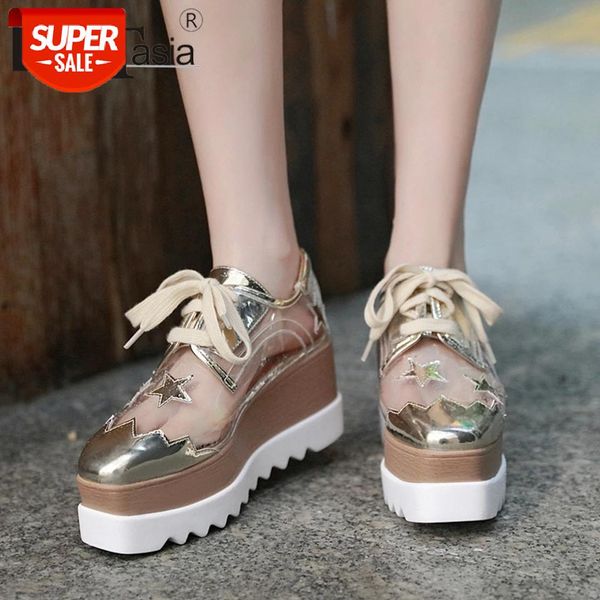doratasia girl fashion brand patchwork pvc sneakers high heel sneakers women lace-up transparent platform shoes woman #ep00
doratasia girl fashion brand patchwork pvc sneakers high heel sneakers women lace-up transparent platform shoes woman #ep00