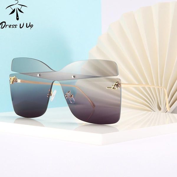 dressuup luxury rimless sunglasses women brand designer summer oversized vintage shades sun glasses for women1, White;black
dressuup luxury rimless sunglasses women brand designer summer oversized vintage shades sun glasses for women1, White;black