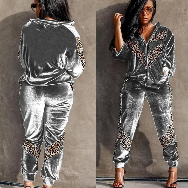 imcute осенние женские наборы леопарда пэчворк tracksuits бархат две штуки мода мода с длинным рукавом пальто jogger брюки спортивная одежда, Gray
imcute осенние женские наборы леопарда пэчворк tracksuits бархат две штуки мода мода с длинным рукавом пальто jogger брюки спортивная одежда, Gray
