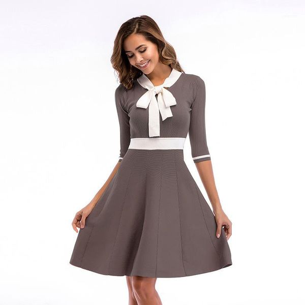 autumn sweater dresses women bow lacing pleated three quarter red high waist knitted winter vintage black party dress ladies1, Black;gray
autumn sweater dresses women bow lacing pleated three quarter red high waist knitted winter vintage black party dress ladies1, Black;gray