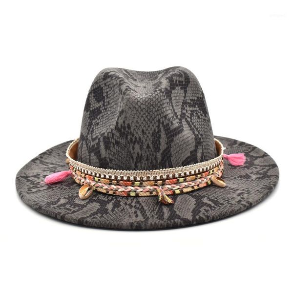 wide brim hats women's wool felt hat wild wide-brimmed fedora men's autumn and winter panama jazz f471, Blue;gray
wide brim hats women's wool felt hat wild wide-brimmed fedora men's autumn and winter panama jazz f471, Blue;gray