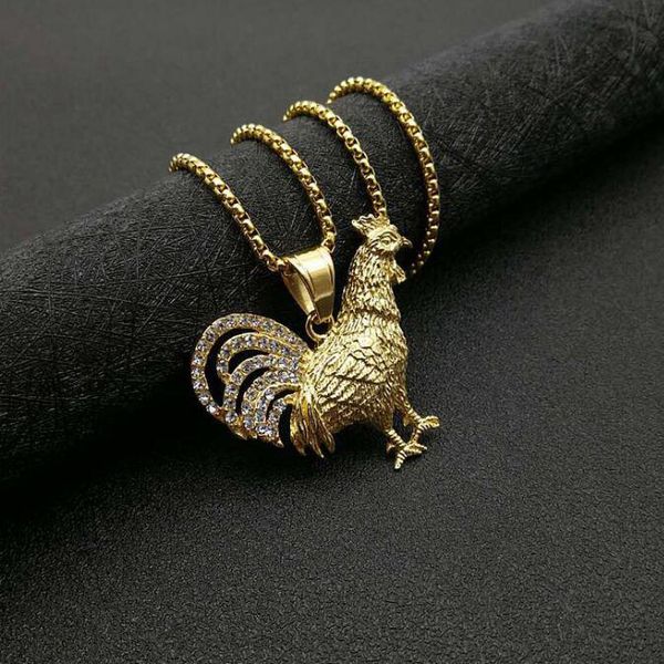 necklace fashion new product european and american style taigang rooster super luxury men's necklace women hip hop jewelry gift, Silver
necklace fashion new product european and american style taigang rooster super luxury men's necklace women hip hop jewelry gift, Silver