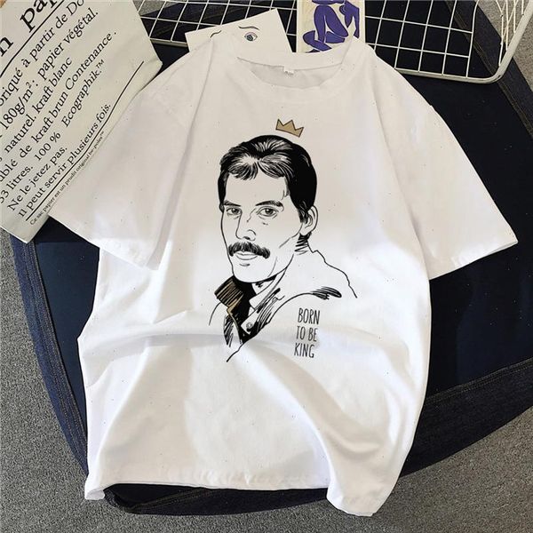 freddie mercury t shirt ullzang tshirt women female new t shirt queen band aesthetic summer casual femme graphic, White
freddie mercury t shirt ullzang tshirt women female new t shirt queen band aesthetic summer casual femme graphic, White