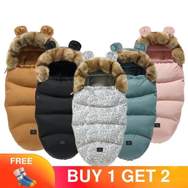 winter baby stroller sleeping bag cute ear sleepsack for infant warm thick plus velvet footmuff newborn wheelchair envelopes q1222
winter baby stroller sleeping bag cute ear sleepsack for infant warm thick plus velvet footmuff newborn wheelchair envelopes q1222