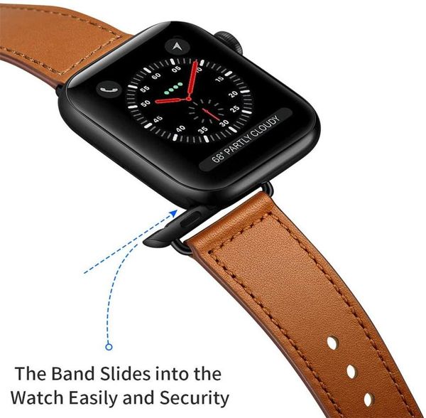leather strap for watch band 44mm 40mm iwatch band 42mm 38mm genuine leather belt bracelet watch series 5 4 3 wmtdzy, Black;brown
leather strap for watch band 44mm 40mm iwatch band 42mm 38mm genuine leather belt bracelet watch series 5 4 3 wmtdzy, Black;brown