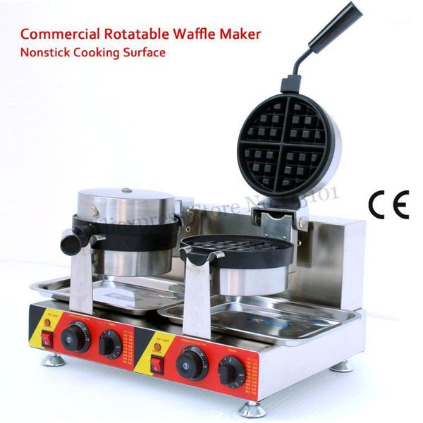 bread makers 2 heads rotatable waffle machine nonstick cake maker 3000w 110v/220v for restaurants cafeteria ce approval1
bread makers 2 heads rotatable waffle machine nonstick cake maker 3000w 110v/220v for restaurants cafeteria ce approval1
