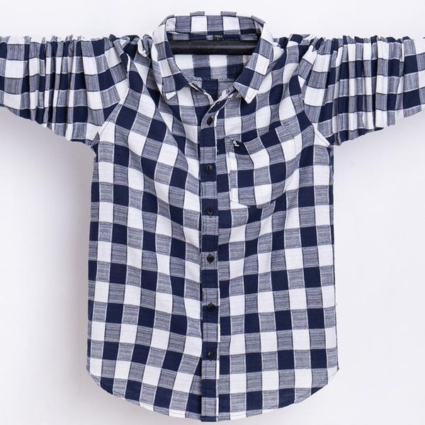 men plaid shirt cotton 2020 spring autumn casual long sleeve shirt homme soft comfort styles brand man clothes 6xl 7xl oversize1, White;black
men plaid shirt cotton 2020 spring autumn casual long sleeve shirt homme soft comfort styles brand man clothes 6xl 7xl oversize1, White;black