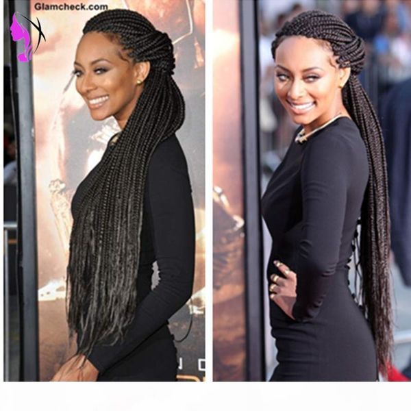 black braided wigs with baby hair brown burgundy micro braids synthetic lace front wig for women heat resistant fiber hair wig
black braided wigs with baby hair brown burgundy micro braids synthetic lace front wig for women heat resistant fiber hair wig