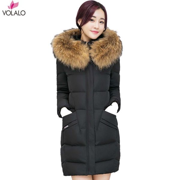 m-3xl parka coat 2021 thick warm slim down parka women long hooded big fur collar coat winter oversized female jacket outwear, Black
m-3xl parka coat 2021 thick warm slim down parka women long hooded big fur collar coat winter oversized female jacket outwear, Black