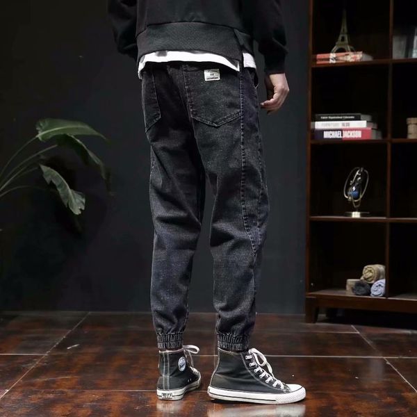 wholesale men's elastic beam feet denim ankle lengthpants brand 2020 autumn and winter new youth harlan casual trousers men, Blue
wholesale men's elastic beam feet denim ankle lengthpants brand 2020 autumn and winter new youth harlan casual trousers men, Blue