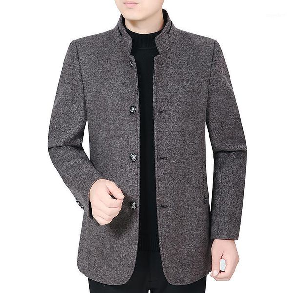 men gray coffee wool tweed blazer winter smart casual thermal quilted tunic jacket suit male mandarin collar woolen blend oufit1, White;black
men gray coffee wool tweed blazer winter smart casual thermal quilted tunic jacket suit male mandarin collar woolen blend oufit1, White;black