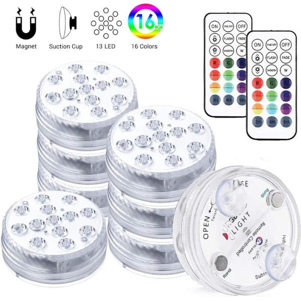 13led rgb submersible lights 16 color underwater light swimming pool lamp ip68 with rf remote for fish tanks aquariums bathtub
13led rgb submersible lights 16 color underwater light swimming pool lamp ip68 with rf remote for fish tanks aquariums bathtub