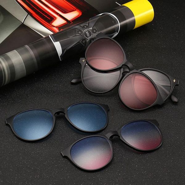 seemfly 6 in 1 clip on sunglasses women frames clips magnetic polarized sun glasses magnet eyeglasses men optical spectacle, White;black
seemfly 6 in 1 clip on sunglasses women frames clips magnetic polarized sun glasses magnet eyeglasses men optical spectacle, White;black