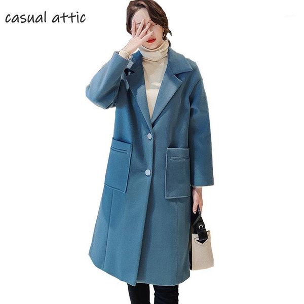 winter autumn coat female woolen women's long coats office lady 2019 single breasted big pocket vintage long overcoat woman1, Black
winter autumn coat female woolen women's long coats office lady 2019 single breasted big pocket vintage long overcoat woman1, Black