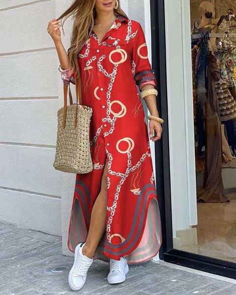 autumn women shirt-style button dress casual long street dress large size loose home printing dress drop shipping, Black;gray
autumn women shirt-style button dress casual long street dress large size loose home printing dress drop shipping, Black;gray