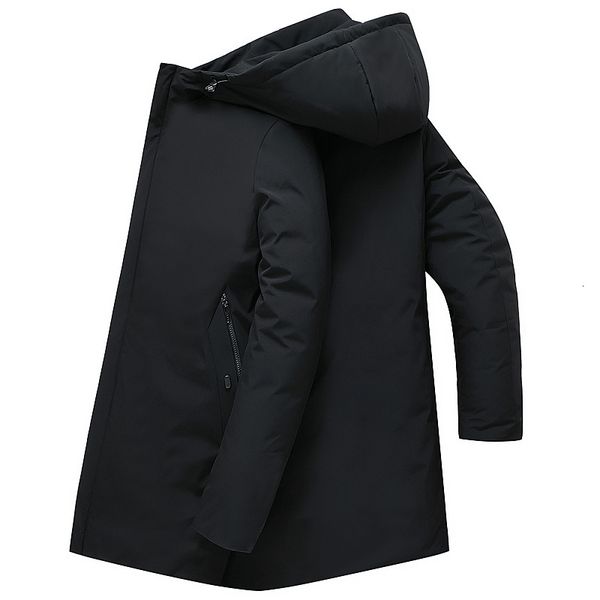 men's 2020 new hooded medium length winter jacket thickened middle-aged coat down father's cotton padded, Black
men's 2020 new hooded medium length winter jacket thickened middle-aged coat down father's cotton padded, Black