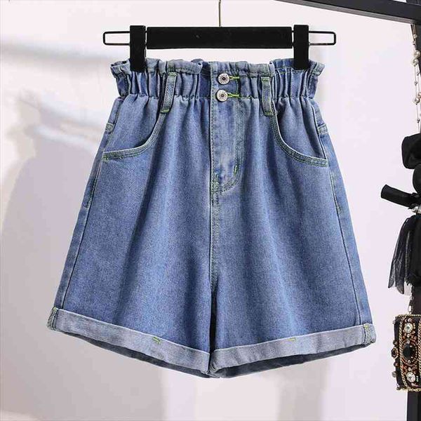 summer high waist denim shorts women casual loose ladies fashion roll up hem elastic waist jeans female plus size s-5xl, White;black
summer high waist denim shorts women casual loose ladies fashion roll up hem elastic waist jeans female plus size s-5xl, White;black