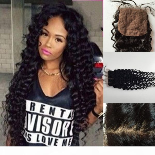 4x4 brazilian deep wave closure bleached knots middle 3 part brazilian silk closure wet and wavy closure, Black
4x4 brazilian deep wave closure bleached knots middle 3 part brazilian silk closure wet and wavy closure, Black