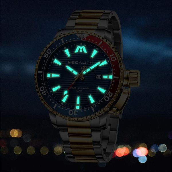 megalith gold full steel watches men luminous sports quartz date watch men sport waterproof military wrist watch with box pack wmtgqb, Silver
megalith gold full steel watches men luminous sports quartz date watch men sport waterproof military wrist watch with box pack wmtgqb, Silver