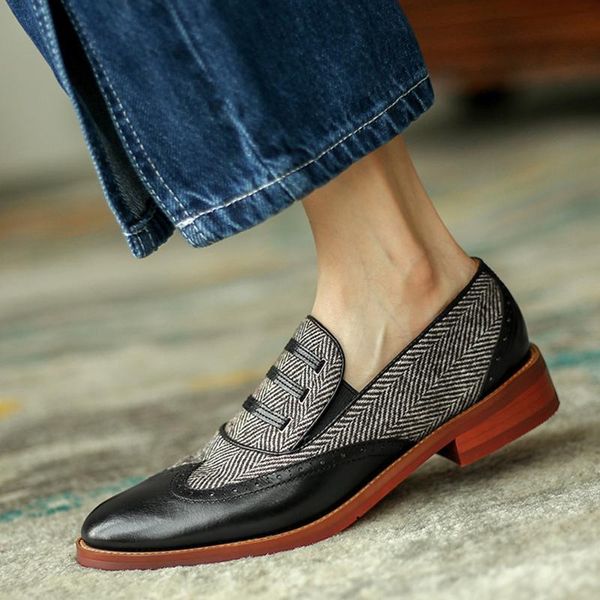 british style women shoes shallow genuine leather carved bullock shoes ladies slip on casual footwear womens, Black
british style women shoes shallow genuine leather carved bullock shoes ladies slip on casual footwear womens, Black