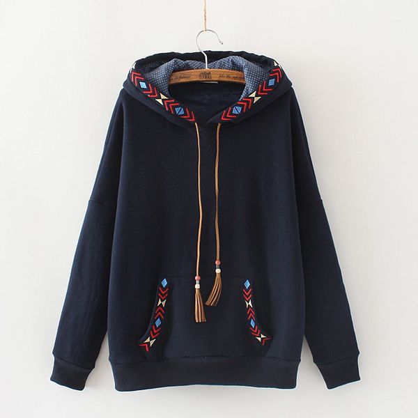 ethnic embroidery vintage hoodies women autumn winter warm fleece suede tassel rope hooded pullovers hoody ladies sweat capuche t200730, Black
ethnic embroidery vintage hoodies women autumn winter warm fleece suede tassel rope hooded pullovers hoody ladies sweat capuche t200730, Black