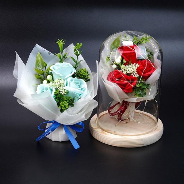 artificial rose valentine's gifts beauty roses bouquet in a glass dome on a wooden base for led rose lamps christmas gift
artificial rose valentine's gifts beauty roses bouquet in a glass dome on a wooden base for led rose lamps christmas gift