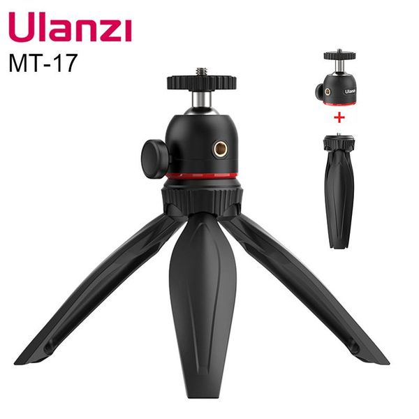 ulanzi mt-17 adjustable mini tripod 360 rotation ballhead slr smartphone vlog tripod extend 1/4 screw for magic arm
ulanzi mt-17 adjustable mini tripod 360 rotation ballhead slr smartphone vlog tripod extend 1/4 screw for magic arm