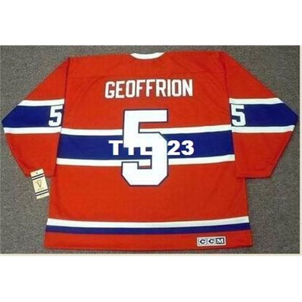 mens #5 bernard geoffrion montreal canadiens 1959 ccm vintage home hockey jersey or custom any name or number retro jersey, Black
mens #5 bernard geoffrion montreal canadiens 1959 ccm vintage home hockey jersey or custom any name or number retro jersey, Black