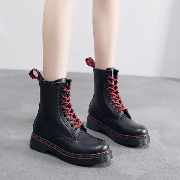 doc women's 8-eye high-quality leather platform winter martins casual motorcycle woman fashionable boots 2020 j67a, Black
doc women's 8-eye high-quality leather platform winter martins casual motorcycle woman fashionable boots 2020 j67a, Black
