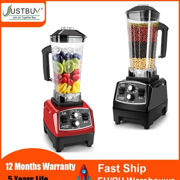 timer blender 3hp 2200w heavy duty commercial grade blender mixer juicer fruit food processor ice smoothies bpa fre wmtqpe