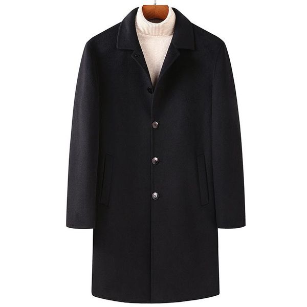 plus-size menswear autumn double coat suits brought the wool, cashmere coat with thick cloth dust, Black
plus-size menswear autumn double coat suits brought the wool, cashmere coat with thick cloth dust, Black