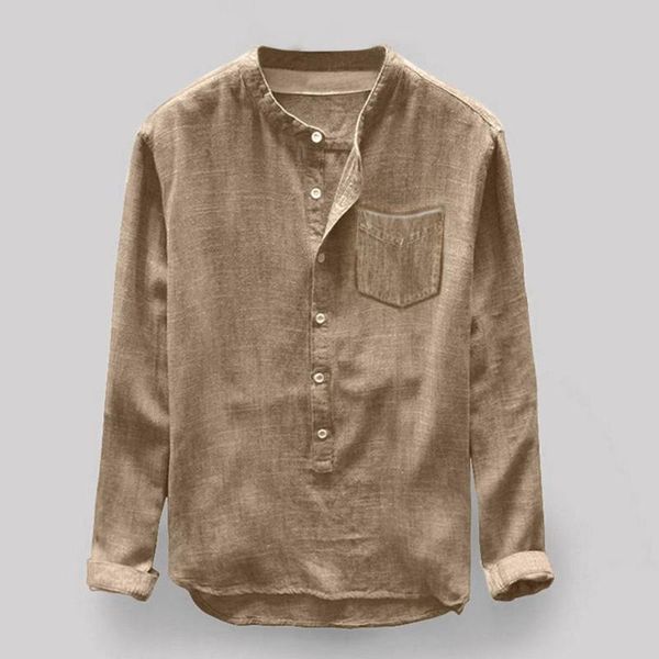 men's casual shirts plus size fashion mens autumn winter button linen and cotton long sleeve blouse 2021 solid pullover shirt top, White;black
men's casual shirts plus size fashion mens autumn winter button linen and cotton long sleeve blouse 2021 solid pullover shirt top, White;black
