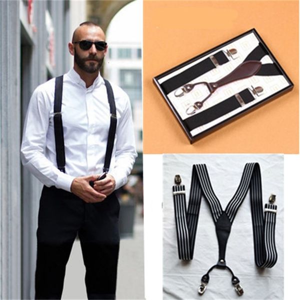 adjustable men's genuine leather y-back button suspender tuxedo striped solid print clip-on metal braces with box, Black;white
adjustable men's genuine leather y-back button suspender tuxedo striped solid print clip-on metal braces with box, Black;white