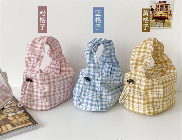 nylon check plaid canvas lady handbag wrist bag drawstring adjustable handle make-up pouch coin iphone carrier
nylon check plaid canvas lady handbag wrist bag drawstring adjustable handle make-up pouch coin iphone carrier