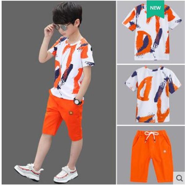 clothing sets children's boy summer 2021 suit sports big casual two-piece short-sleeved tide, White
clothing sets children's boy summer 2021 suit sports big casual two-piece short-sleeved tide, White