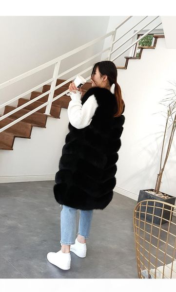 oftbuy 2020 spring autumn jacket women real fur vest female big natural fox fur long parka sleeveless coat luxury streetwear new, Black
oftbuy 2020 spring autumn jacket women real fur vest female big natural fox fur long parka sleeveless coat luxury streetwear new, Black