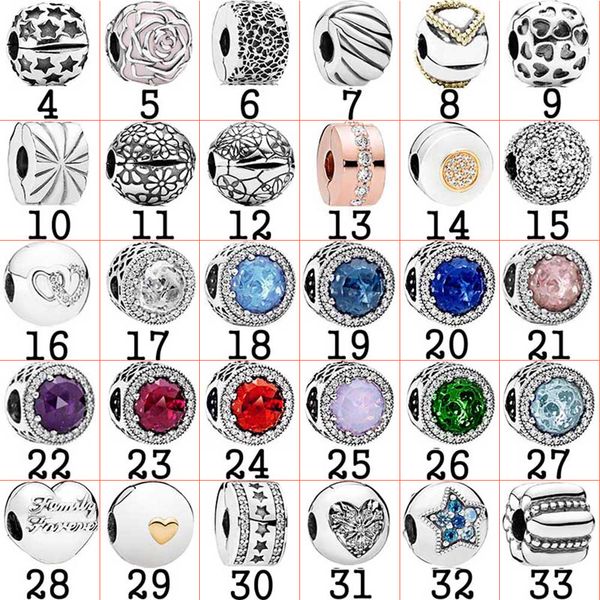 new popular 925 sterling silver fashion clip safety bead charms bracelets original jewellery for women