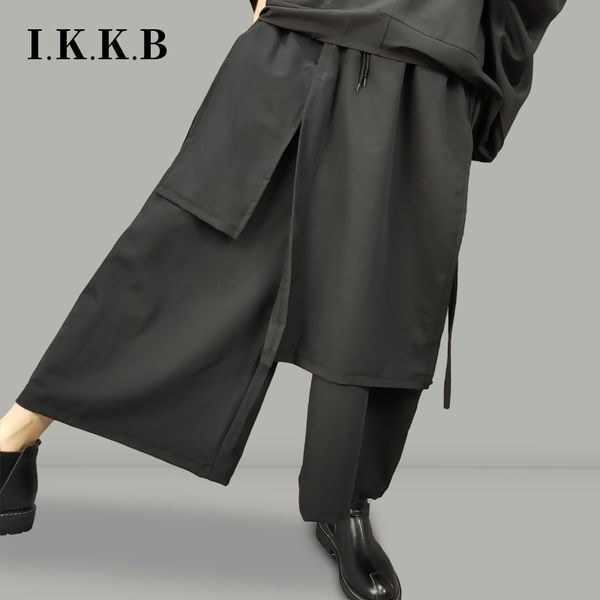 culottes male fake two-piece skirt thin style personality hip-hop japanese korean version loose fake two-piece trendy male wide-leg nine-poi, Black
culottes male fake two-piece skirt thin style personality hip-hop japanese korean version loose fake two-piece trendy male wide-leg nine-poi, Black