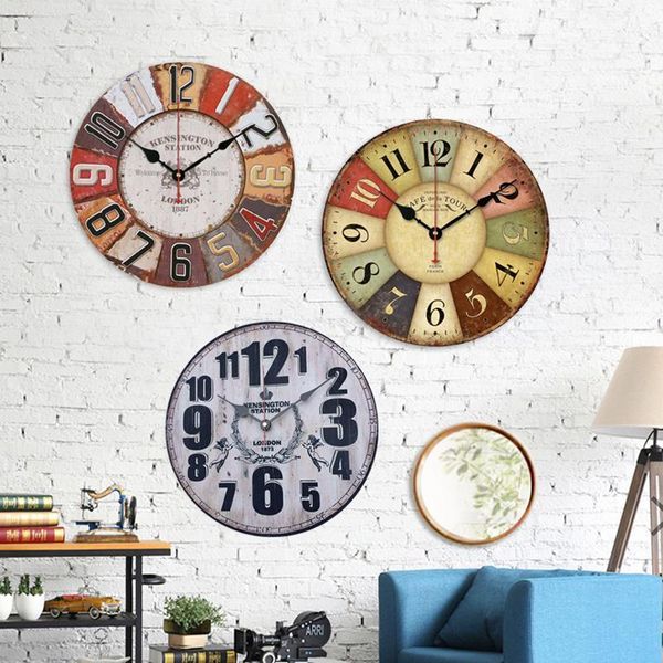 europe rural vintage wooden wall clock large decorative silent clocks watch antique style home decor birthday gift1
europe rural vintage wooden wall clock large decorative silent clocks watch antique style home decor birthday gift1