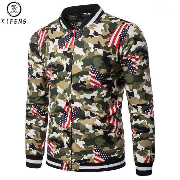 usa flag printed camouflage baseball jacket men 2018 autumn new slim fit camo bomber jacket mens hip hop varsity male 2xl1, Black;brown
usa flag printed camouflage baseball jacket men 2018 autumn new slim fit camo bomber jacket mens hip hop varsity male 2xl1, Black;brown