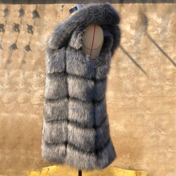 zadorin new fashion sleeveless faux fur coat hooded winter women faux fur gilet pelliccia plus size faux fur vest jacket bontjas lj201202, Black
zadorin new fashion sleeveless faux fur coat hooded winter women faux fur gilet pelliccia plus size faux fur vest jacket bontjas lj201202, Black