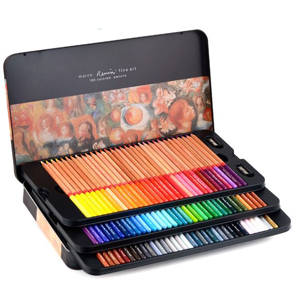 24/35/48/72/100 Colors Professional Oil Color Pencil Art Painting Pen Iron Box Hand-Painted Suit
24/35/48/72/100 Colors Professional Oil Color Pencil Art Painting Pen Iron Box Hand-Painted Suit