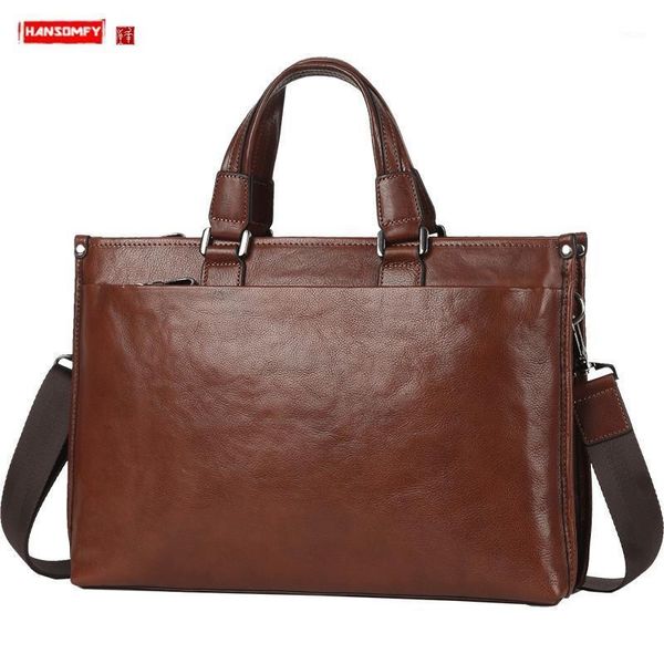 leather men's bag handbag men business briefcase genuine leather large capacity male lapbag shoulder messenger computer bags1
leather men's bag handbag men business briefcase genuine leather large capacity male lapbag shoulder messenger computer bags1
