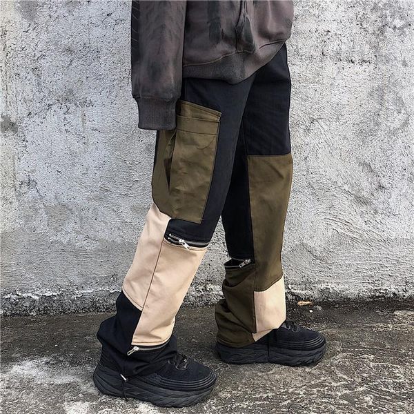 2020 pants men zipper overalls korean style of ins all matching retro dark black high street hit color stitching trend style1
2020 pants men zipper overalls korean style of ins all matching retro dark black high street hit color stitching trend style1