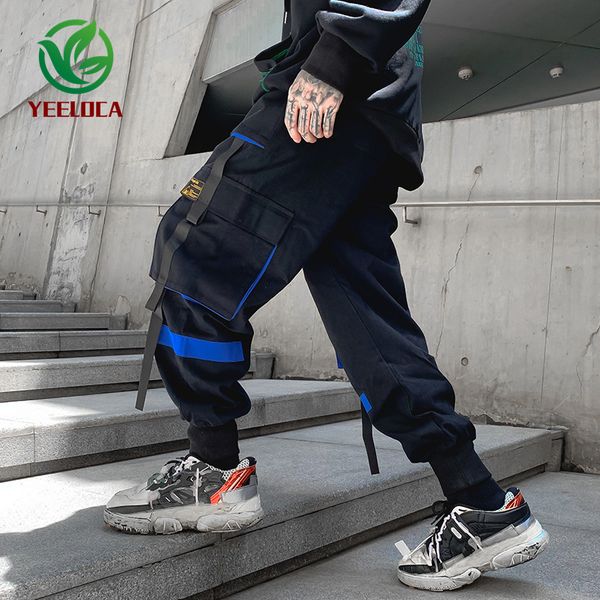 binding feet hip-hop overalls color matching trend loose tactics military trousers casual jogger sweatpants men women c1118, Black
binding feet hip-hop overalls color matching trend loose tactics military trousers casual jogger sweatpants men women c1118, Black