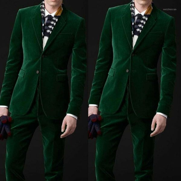 men's suit trousers dark green men suits velvet slim fit formal 2 piece jacket wedding groom tuxedos1, White;black
men's suit trousers dark green men suits velvet slim fit formal 2 piece jacket wedding groom tuxedos1, White;black
